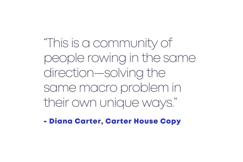 Diana Carter Carter House Copy Case Study Pull Quote from Article Content